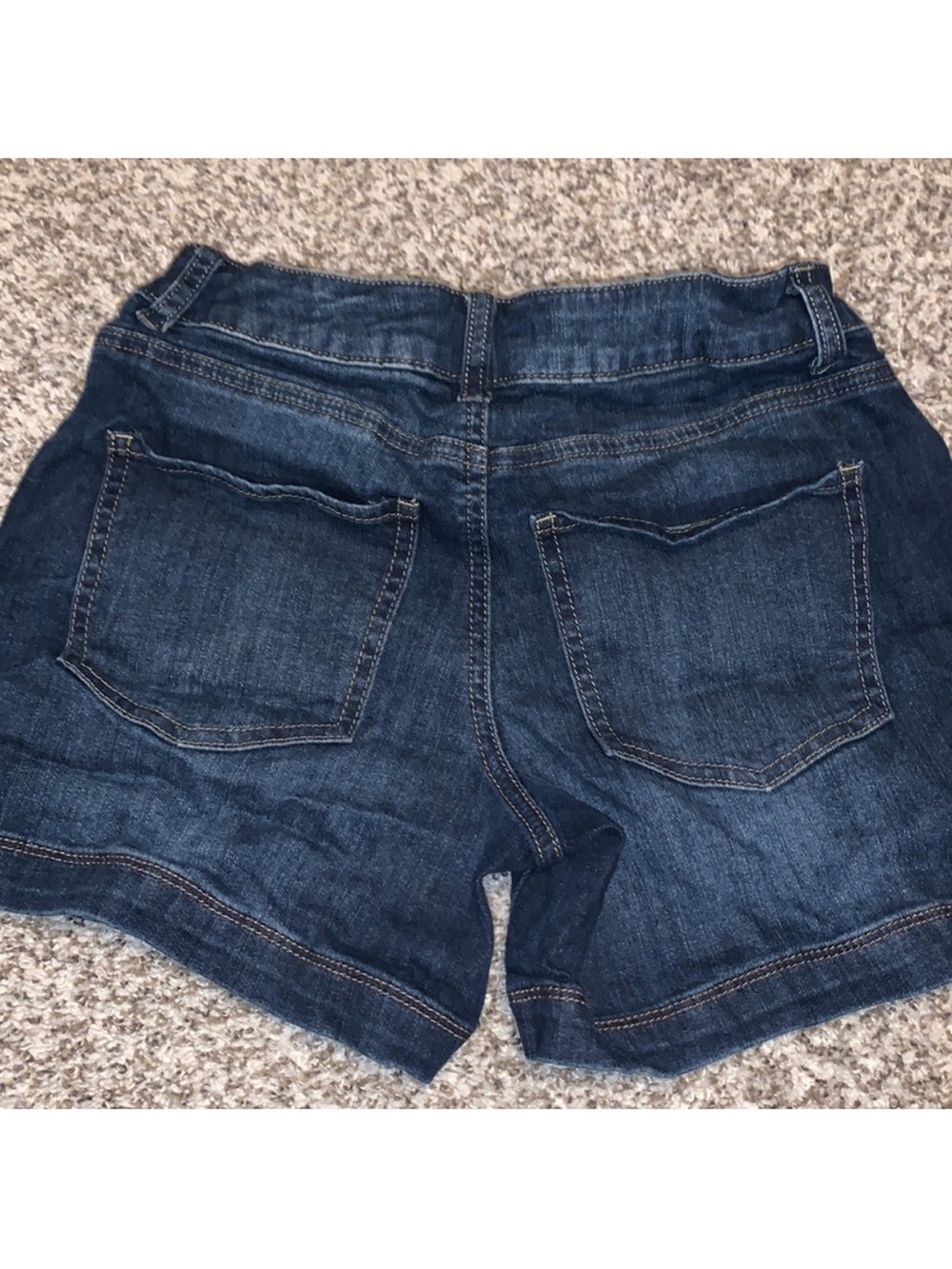 Maurices Dark Blue Denim Jean Shorts - Picture 2 of 3